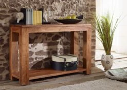 Console 115x40 Acacia Laqué Golden Honey SHAMAN #12