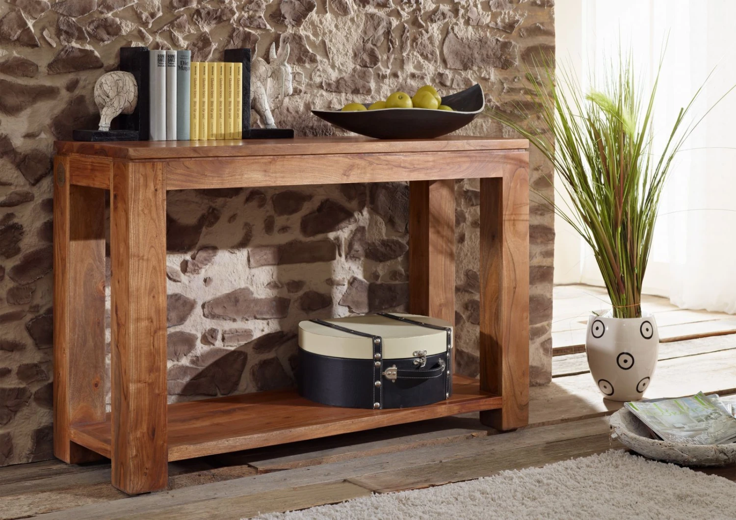 Console 115x40 Acacia Laqué Golden Honey SHAMAN #12 1 Console 115x40 Acacia Laqué Golden Honey SHAMAN #12