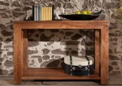 Console 115x40 Acacia Laqué Golden Honey SHAMAN #12 8 Console 115x40 Acacia Laqué Golden Honey SHAMAN #12 -Massivmoebel24 05 100 610 1015 3