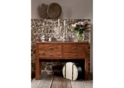 Console 110x40 Acacia Laqué Golden Honey SHAMAN #72 -Massivmoebel24 05 102 610 1042 3