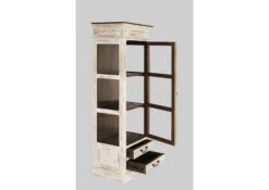 Vitrine 55x40 Manguier Ciré Blanc Antique CASTLE-ANTIK #207 6 Vitrine 55x40 Manguier Ciré Blanc Antique CASTLE-ANTIK #207 -Massivmoebel24 05 320 810 1006 3