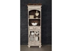 Étagère 60x40 Manguier Ciré Blanc Antique CASTLE-ANTIK #51 8 Étagère 60x40 Manguier Ciré Blanc Antique CASTLE-ANTIK #51 -Massivmoebel24 05 350 810 1051 3