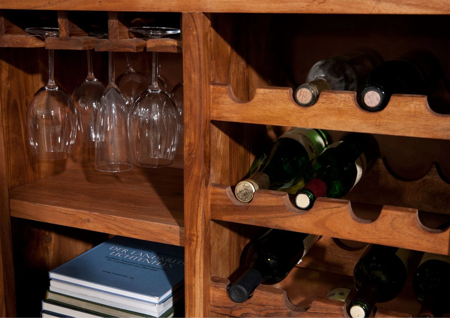 Étagère à Vin 85x36 Acacia Laqué Golden Honey SHAMAN #76 5 Étagère à Vin 85x36 Acacia Laqué Golden Honey SHAMAN #76 – Image 5