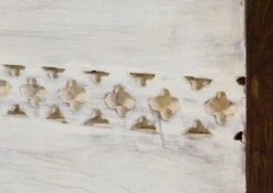 Lit Double 180x200 Manguier Ciré Blanc Antique CASTLE-ANTIK #401 -Massivmoebel24 05 638 810 1017 6