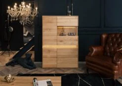 Buffet 103x43,5 Chêne Sauvage Huilé Bois Naturel CARDIFF #120