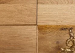 Buffet 103x43,5 Chêne Sauvage Huilé Bois Naturel CARDIFF #120 -Massivmoebel24 06 310 030 0020 6