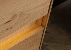 Buffet 103x43,5 Chêne Sauvage Huilé Bois Naturel CARDIFF #121 -Massivmoebel24 06 310 030 0021 7