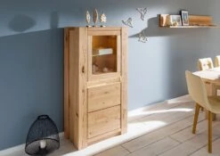 Buffet 73x40 Chêne Sauvage Huilé Bianco KENT #206