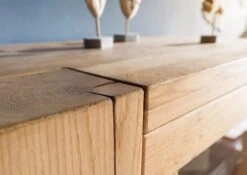 Buffet 73x40 Chêne Sauvage Huilé Bianco KENT #206 -Massivmoebel24 06 310 484 1006 6