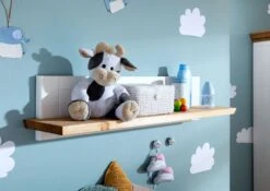 Étagère Murale 99x21 Pin Ciré Blanc HANNA #12