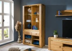 Étagère 113x40 Chêne Sauvage Huilé Bois Naturel KENT #129