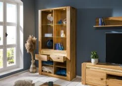 Étagère 113x40 Chêne Sauvage Huilé Bois Naturel KENT #129 -Massivmoebel24 06 350 484 0029 4