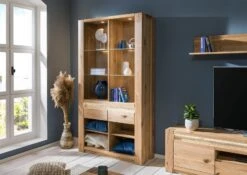 Étagère 113x40 Chêne Sauvage Huilé Bianco KENT #229