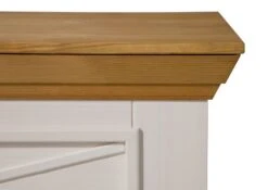 Coffre 109x42 Pin Ciré Blanc HANNA #14 14 Coffre 109x42 Pin Ciré Blanc HANNA #14 -Massivmoebel24 06 370 319 0601 5