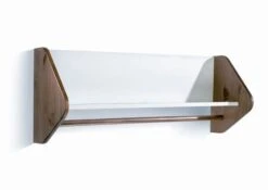 Étagère Murale - Bois De Pin Laqué (Blanc) - JESSICA