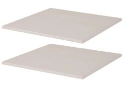Étagère Supplémentaire (Lot 2) Pour Armoire HANNA 52,5x54 Pin Ciré Blanc HANNA #18