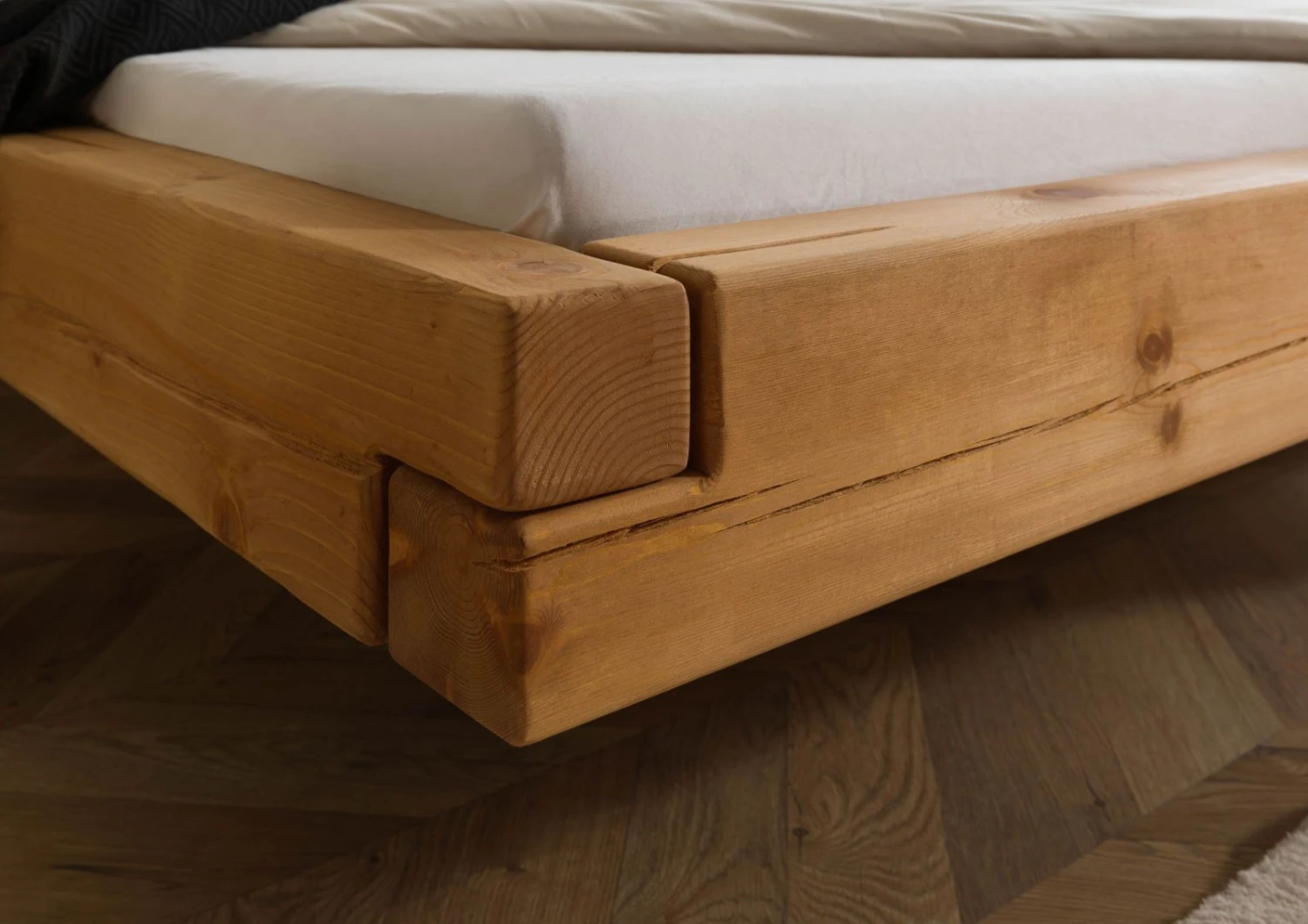 Lit Épicéa 200x200 Teinté / Huilé Naturel FICHTELBERG #13 5 Lit Épicéa 200x200 Teinté / Huilé Naturel FICHTELBERG #13 – Image 5