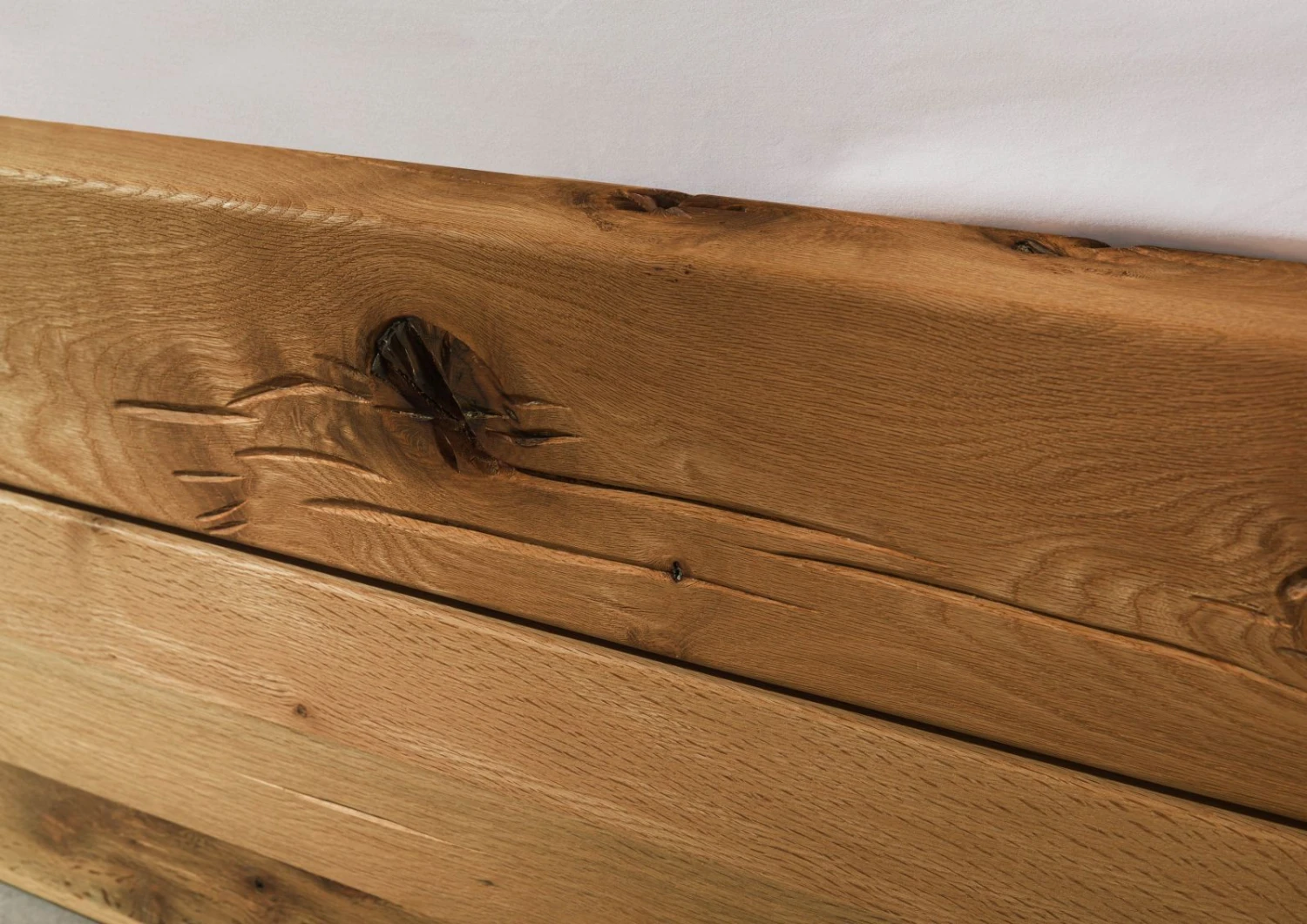 Lit Avec Tiroir En Bois De Chêne Lombard 140x200 Brun-tabac JANGALI # 301 5 Lit Avec Tiroir En Bois De Chêne Lombard 140x200 Brun-tabac JANGALI # 301 – Image 5