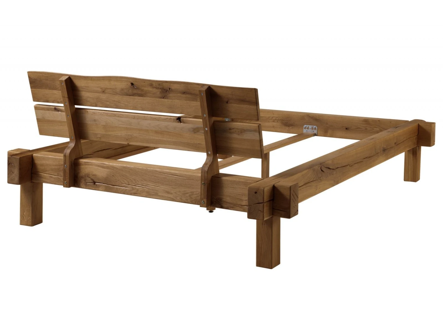 Lit Double Avec Tiroirs 140x200 Chêne Sauvage Huilé Tabac JANGALI #310 9 Lit Double Avec Tiroirs 140x200 Chêne Sauvage Huilé Tabac JANGALI #310 – Image 9