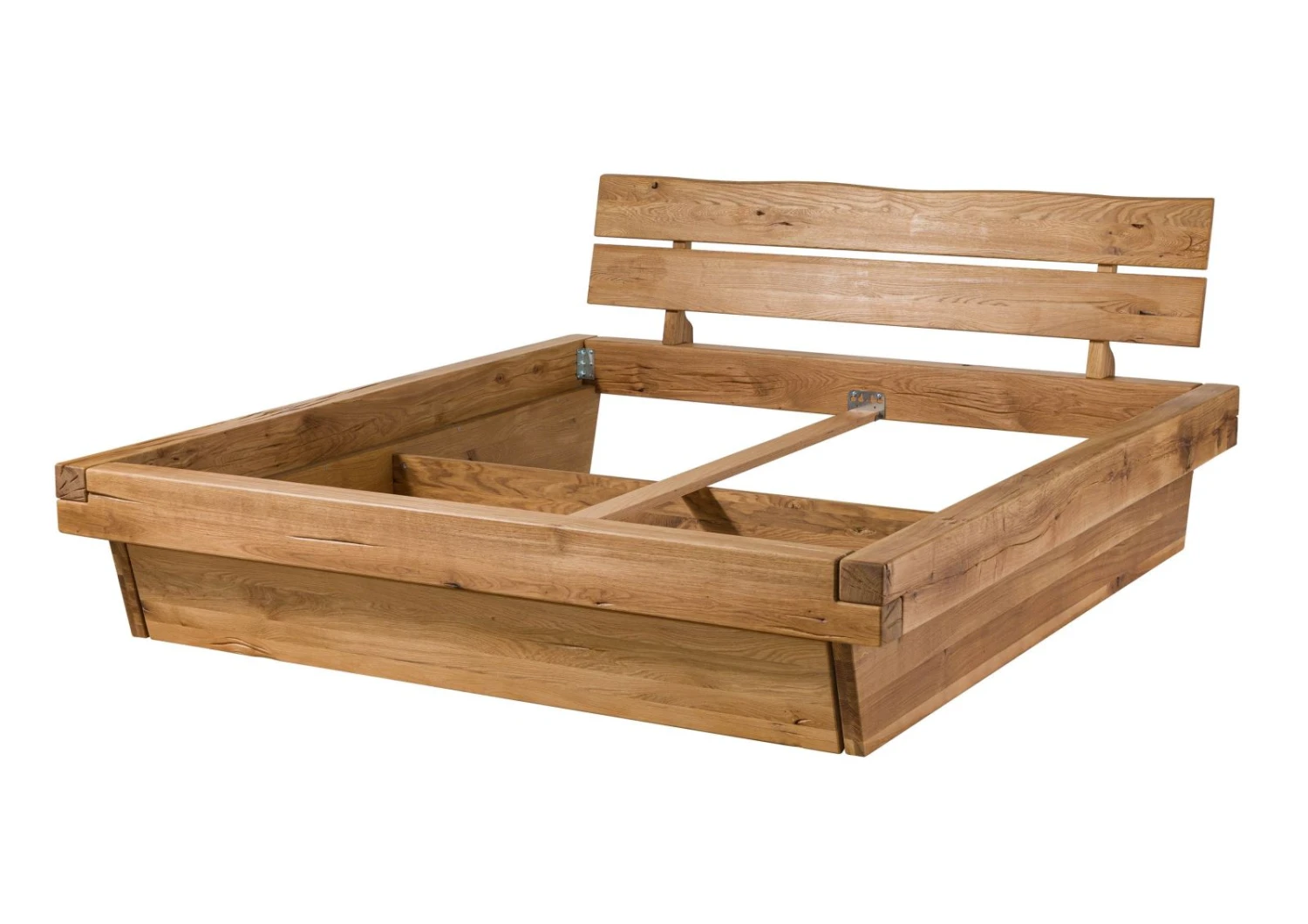 Lit à Poutre 160x200 Chêne Sauvage Huilé Naturel INNSBRUCK #160 9 Lit à Poutre 160x200 Chêne Sauvage Huilé Naturel INNSBRUCK #160 – Image 9