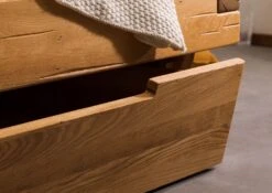 Lit à Poutre Avec Tiroirs 160x200 Chêne Sauvage Huilé Naturel INNSBRUCK #260 -Massivmoebel24 06 636 206 0260 06