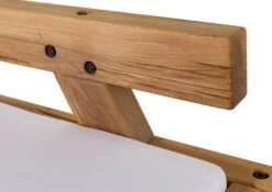 Lit En Poutres De Chêne Sauvage Huilé Naturel 160x200 - BERGEN # 160 -Massivmoebel24 06 636 281 0160 06