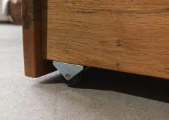 Lit Avec Tiroir 160x200 En Bois De Chêne Lombard Brun-tabacJANGALI # 302 -Massivmoebel24 06 636 771 3002 7