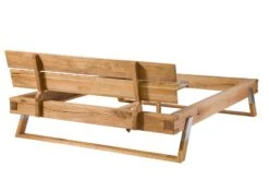 Lit Double 160x200 Chêne Sauvage Huilé Bois Naturel SALZBURG #101 -Massivmoebel24 06 636 772 0502 11