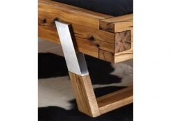 Lit Double 160x200 Chêne Sauvage Huilé Bois Naturel SALZBURG #101 -Massivmoebel24 06 636 772 0502 5