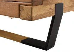 Lit En Poutres De Chêne Sauvage Huilé Naturel 180x200 - OSLO # 180 14 Lit En Poutres De Chêne Sauvage Huilé Naturel 180x200 - OSLO # 180 -Massivmoebel24 06 638 207 0180 6