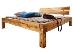 Lit Double 180x200 Chêne Sauvage Huilé Bois Naturel JANGALI #612 7 Lit Double 180x200 Chêne Sauvage Huilé Bois Naturel JANGALI #612 -Massivmoebel24 06 638 771 6012 9