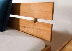 Lit Double 200x200 Coeur De Hêtre Huilé Hêtre Naturel TomMe #106 -Massivmoebel24 06 640 258 6007 6