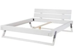 Lit Double 200x200 Épicéa Laqué Blanc VANCOUVER #716 19 Lit Double 200x200 Épicéa Laqué Blanc VANCOUVER #716 -Massivmoebel24 06 640 304 7016 09