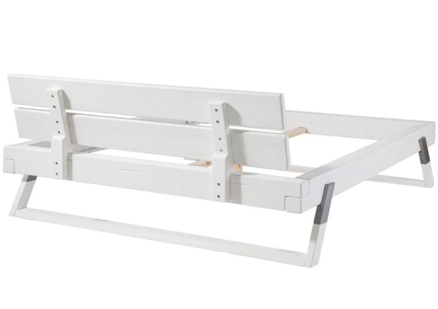 Lit Double 200x200 Épicéa Laqué Blanc VANCOUVER #716 10 Lit Double 200x200 Épicéa Laqué Blanc VANCOUVER #716 – Image 10