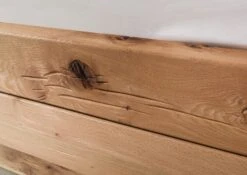 Lit Avec Tiroir 200x200 En Bois De Chêne Lombard Naturel JANGALI # 631 -Massivmoebel24 06 640 771 6031 5