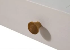 Lit Bébé Avec Tiroirs 138x73,5 Pin Ciré Blanc HANNA #17 -Massivmoebel24 06 645 319 0901 5