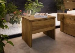 Table De Nuit 50x35 Chêne Sauvage Huilé Tabac JANGALI #319