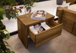 Table De Nuit 50x35 Chêne Sauvage Huilé Tabac JANGALI #319 13 Table De Nuit 50x35 Chêne Sauvage Huilé Tabac JANGALI #319 -Massivmoebel24 06 680 771 7219 4