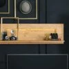 Étagère Murale 123x25 Chêne Sauvage Huilé Bois Naturel CARDIFF #150