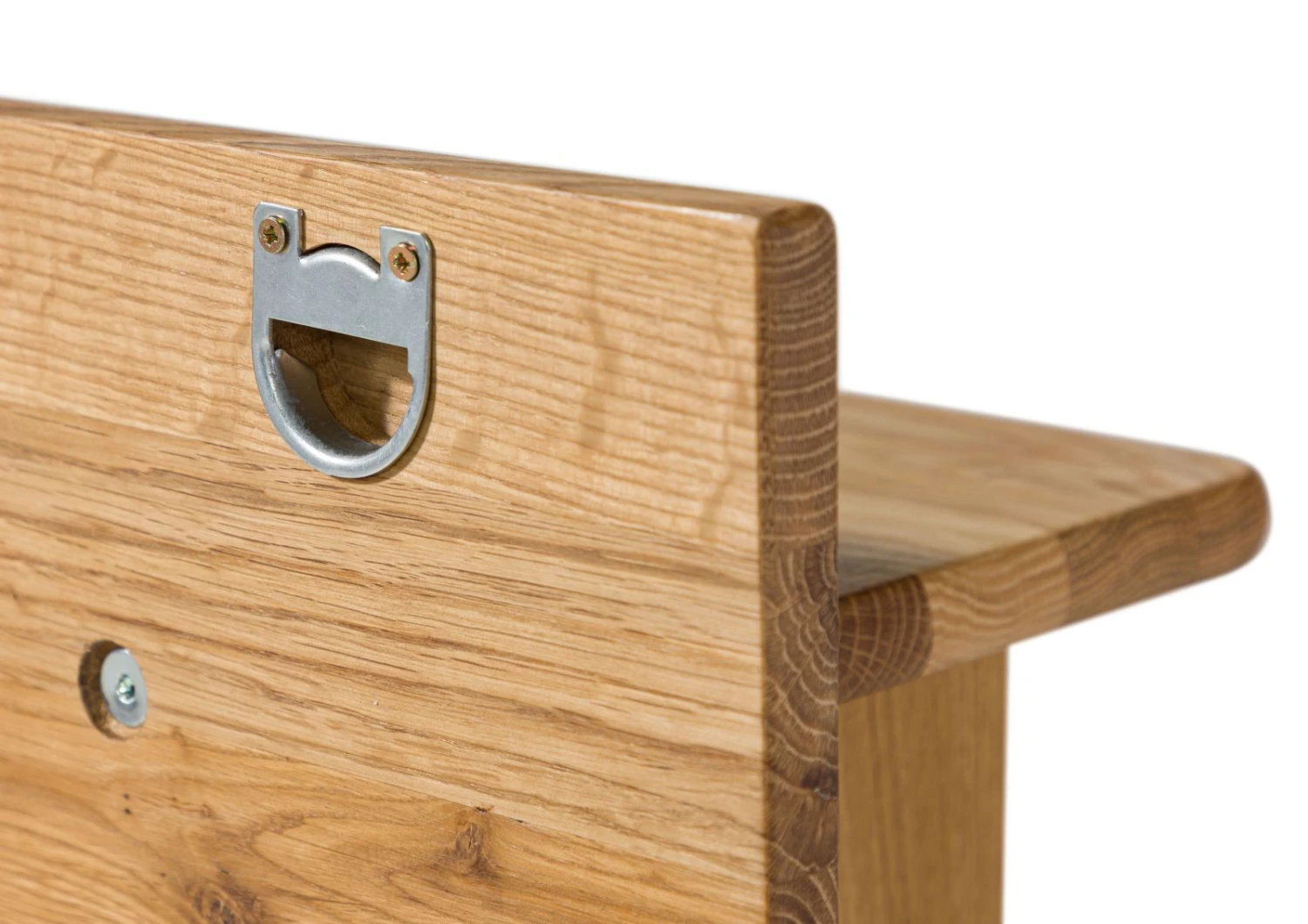 Portemanteau 81x24 Chêne Sauvage Huilé Bois Naturel LINZ #15 3 Portemanteau 81x24 Chêne Sauvage Huilé Bois Naturel LINZ #15 – Image 3