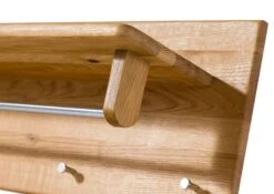 Portemanteau 81x24 Chêne Sauvage Huilé Bois Naturel LINZ #15 12 Portemanteau 81x24 Chêne Sauvage Huilé Bois Naturel LINZ #15 -Massivmoebel24 06 900 445 0015 03