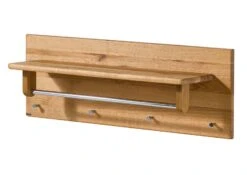 Portemanteau 81x24 Chêne Sauvage Huilé Bois Naturel LINZ #15 16 Portemanteau 81x24 Chêne Sauvage Huilé Bois Naturel LINZ #15 -Massivmoebel24 06 900 445 0015 09