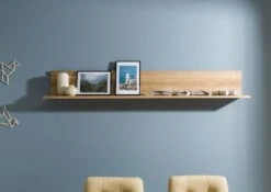 Étagère Murale Chêne Sauvage 170x22x24 Blanchi Huilé KENT # 213 -Massivmoebel24 06 900 484 1013 3