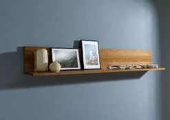 Étagère Murale Chêne Sauvage 170x22x24 Brun Tabac Huilé KENT # 313