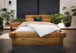 Lit Double Avec Tiroirs 160x200 Chêne Sauvage Huilé Bois Naturel JANGALI #619 12 Lit Double Avec Tiroirs 160x200 Chêne Sauvage Huilé Bois Naturel JANGALI #619 -Massivmoebel24 06 900 771 9006 3