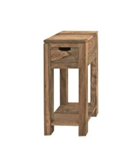 Table D'appoint 29x29 Palissandre Huilé Gris Taupe NATURE GREY #31 11 Table D'appoint 29x29 Palissandre Huilé Gris Taupe NATURE GREY #31 -Massivmoebel24 09 100 550 0031 9