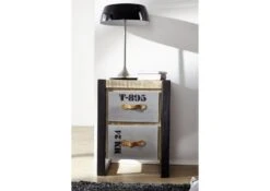 Table D'appoint 45x40x60 Manguier Brut Imprimé Bois Naturel FACTORY #123 9 Table D'appoint 45x40x60 Manguier Brut Imprimé Bois Naturel FACTORY #123 -Massivmoebel24 09 100 559 0123 3