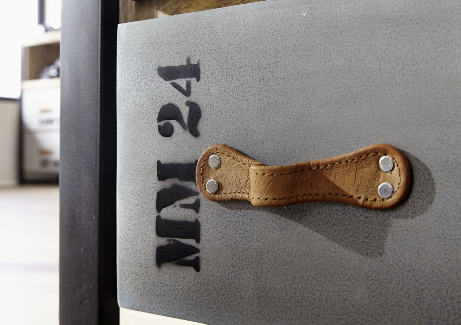 Table D'appoint 45x40x60 Manguier Brut Imprimé Bois Naturel FACTORY #123 4 Table D'appoint 45x40x60 Manguier Brut Imprimé Bois Naturel FACTORY #123 – Image 4