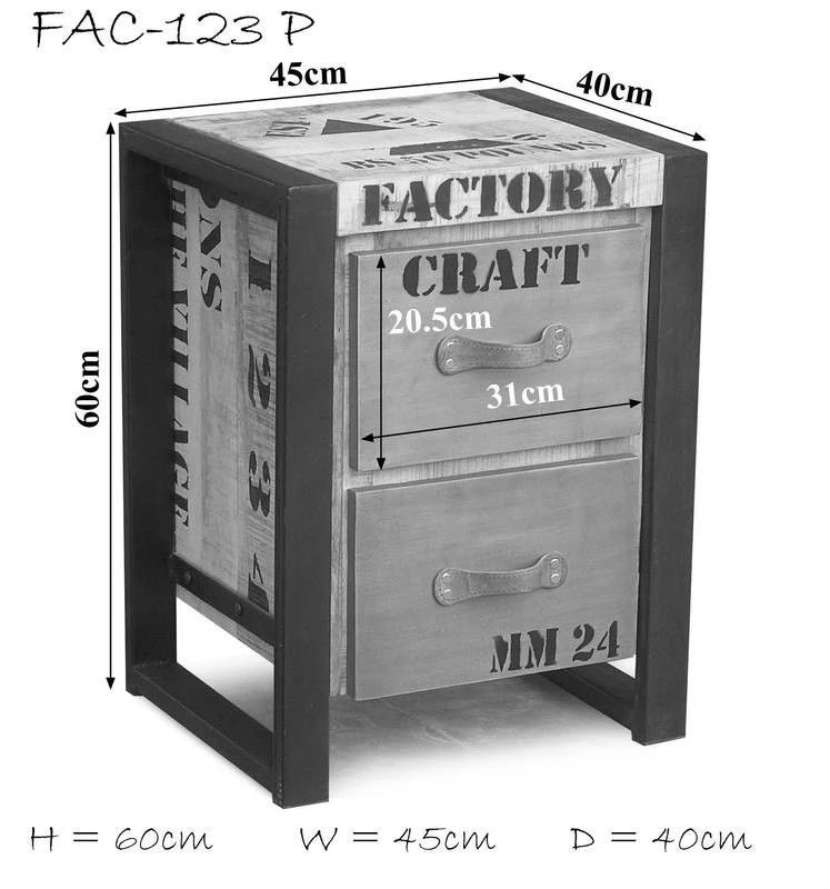 Table D'appoint 45x40x60 Manguier Brut Imprimé Bois Naturel FACTORY #123 6 Table D'appoint 45x40x60 Manguier Brut Imprimé Bois Naturel FACTORY #123 – Image 6