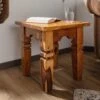 Tabouret 42x42 Acacia Laqué Miel OXFORD #0601